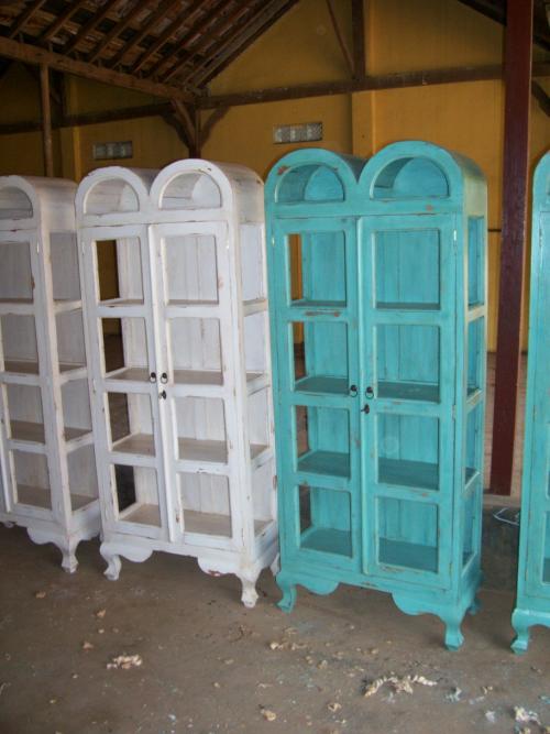 Double Dome Painted Cabinets/Curios: LMR505-P